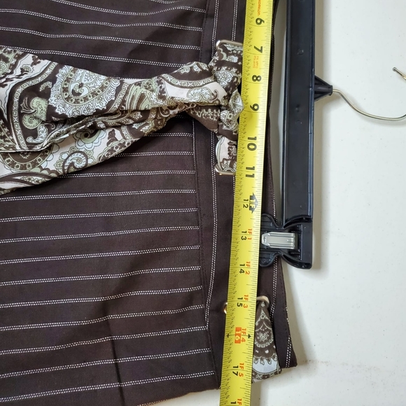 Cato Capri Striped Pants - Picture 6 of 9